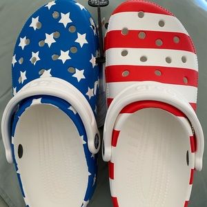 Classic American Flag Crocs
